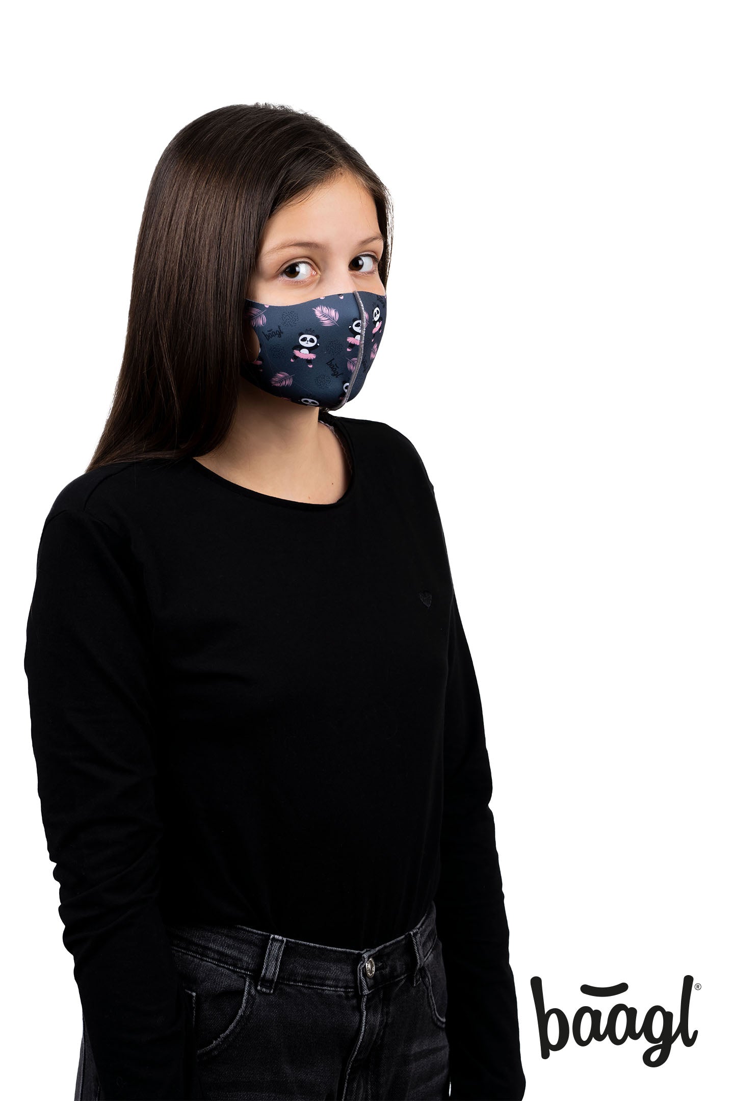 Antybakteryjna maseczka Panda dla dzieci