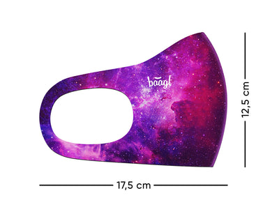 Antybakteryjna maseczka Galaxy dla dorosłych