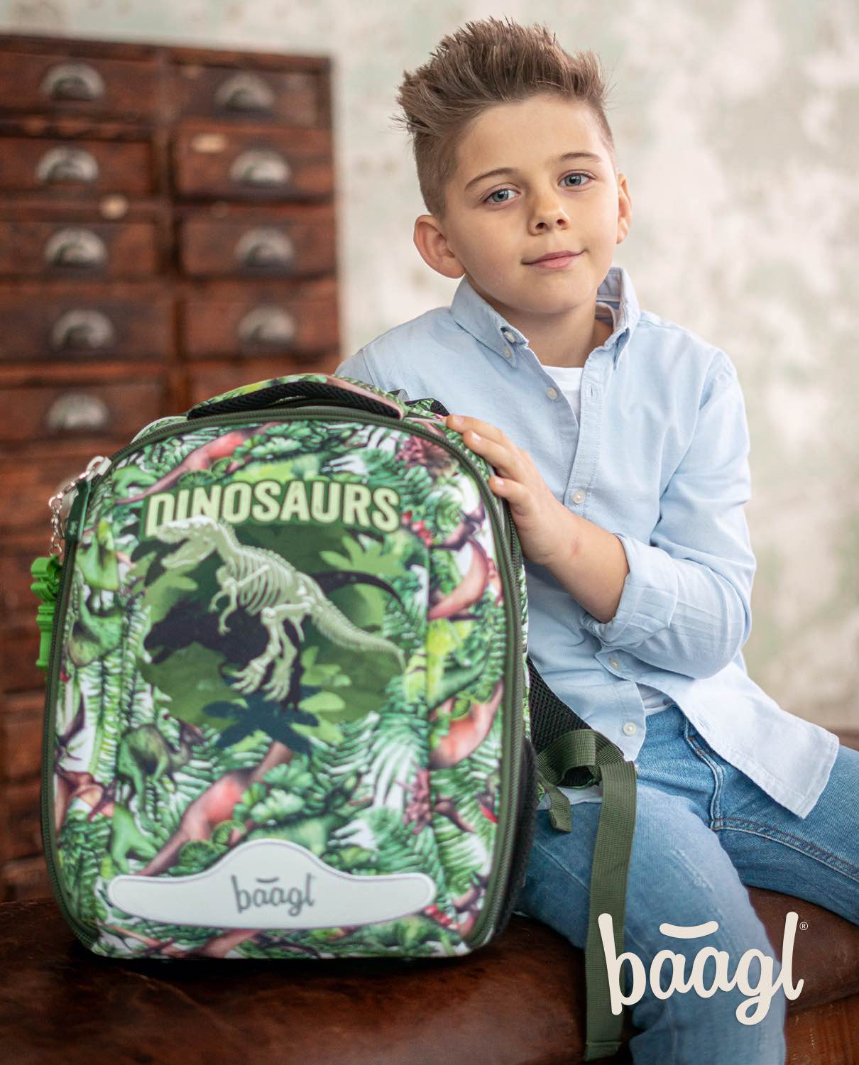 Tornister szkolny Shelly Dinosaurs