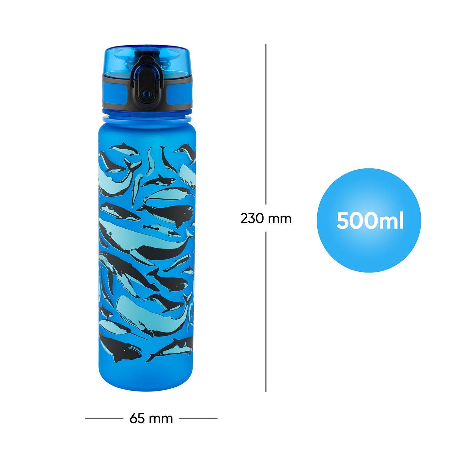 Butelka z tritanu Wieloryb, 500 ml