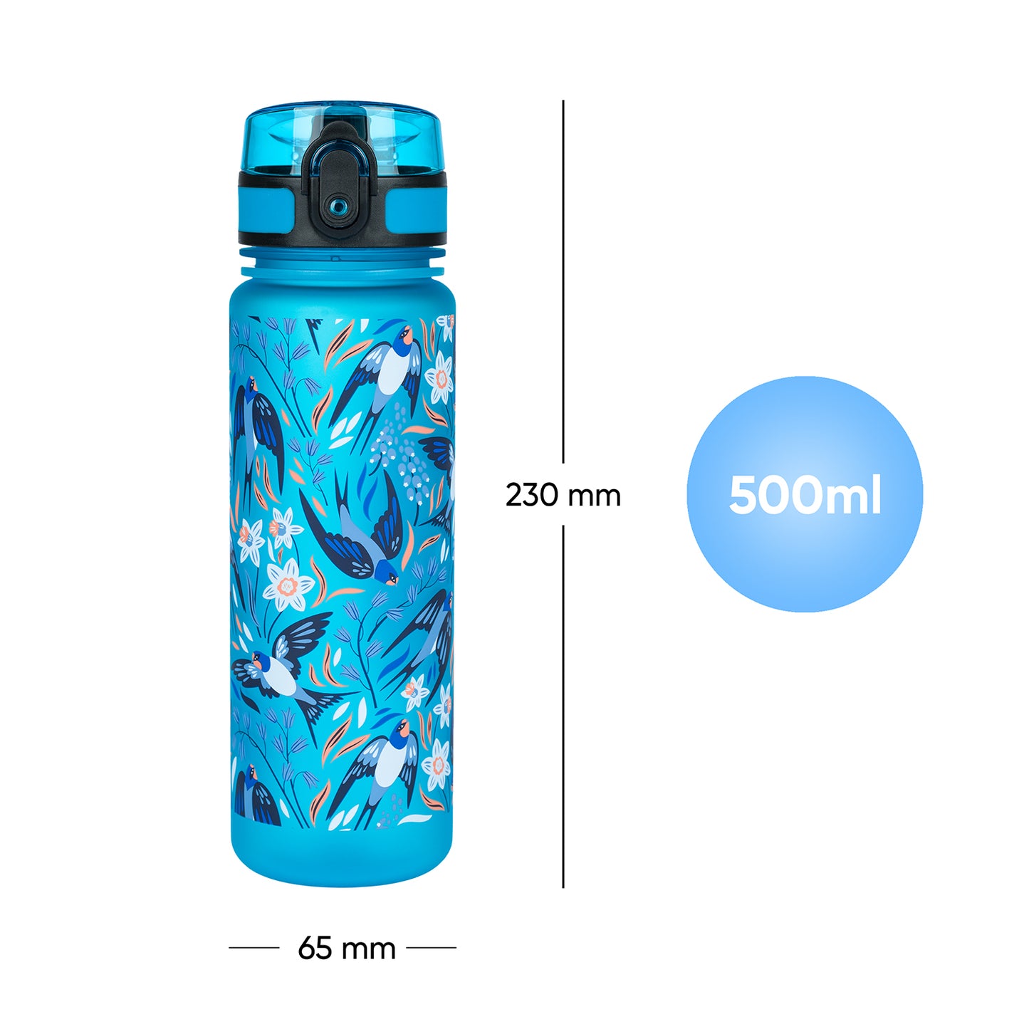 Butelka z tritanu Jaskółki, 500 ml