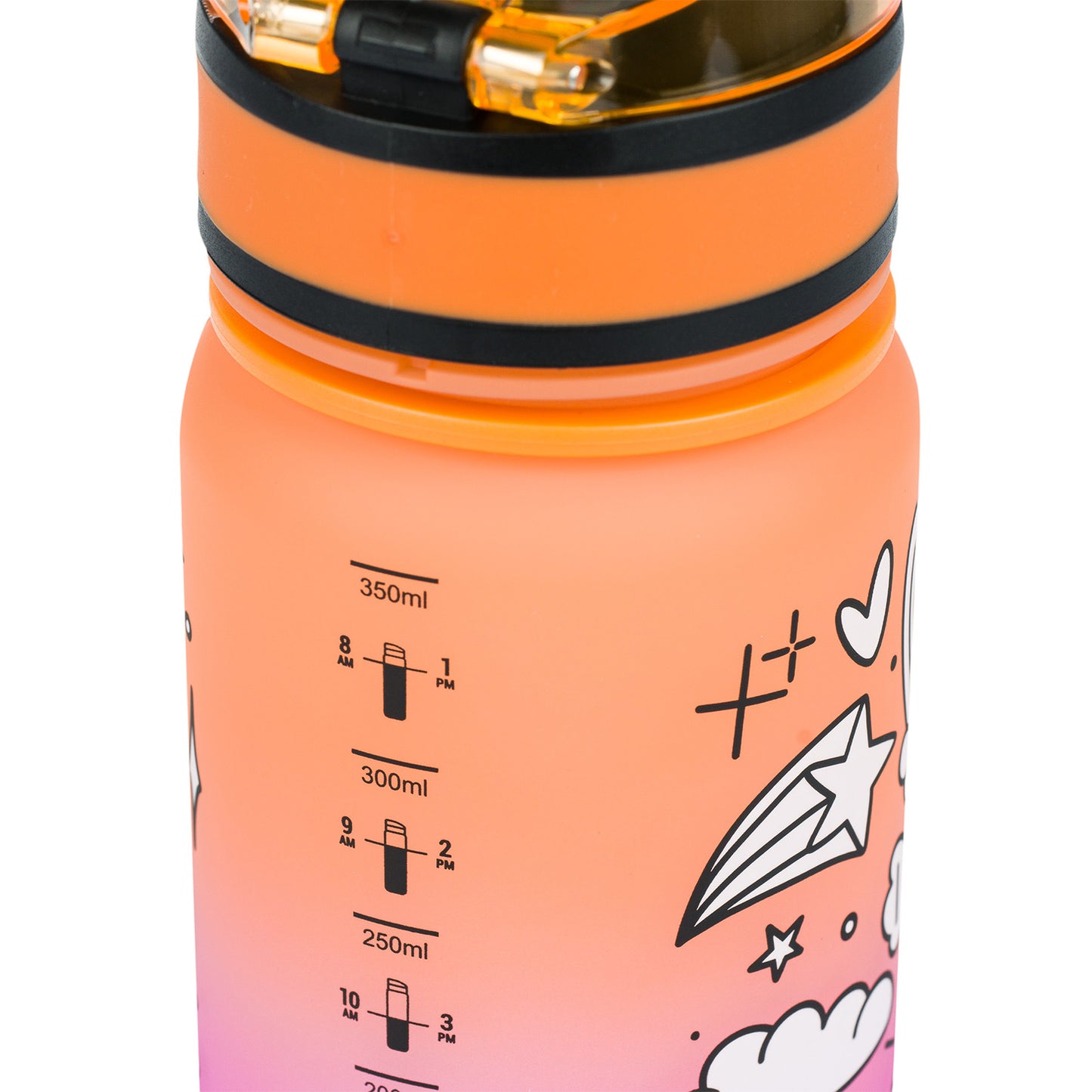 Butelka z tritanu Gradient Jednorożec, 350 ml