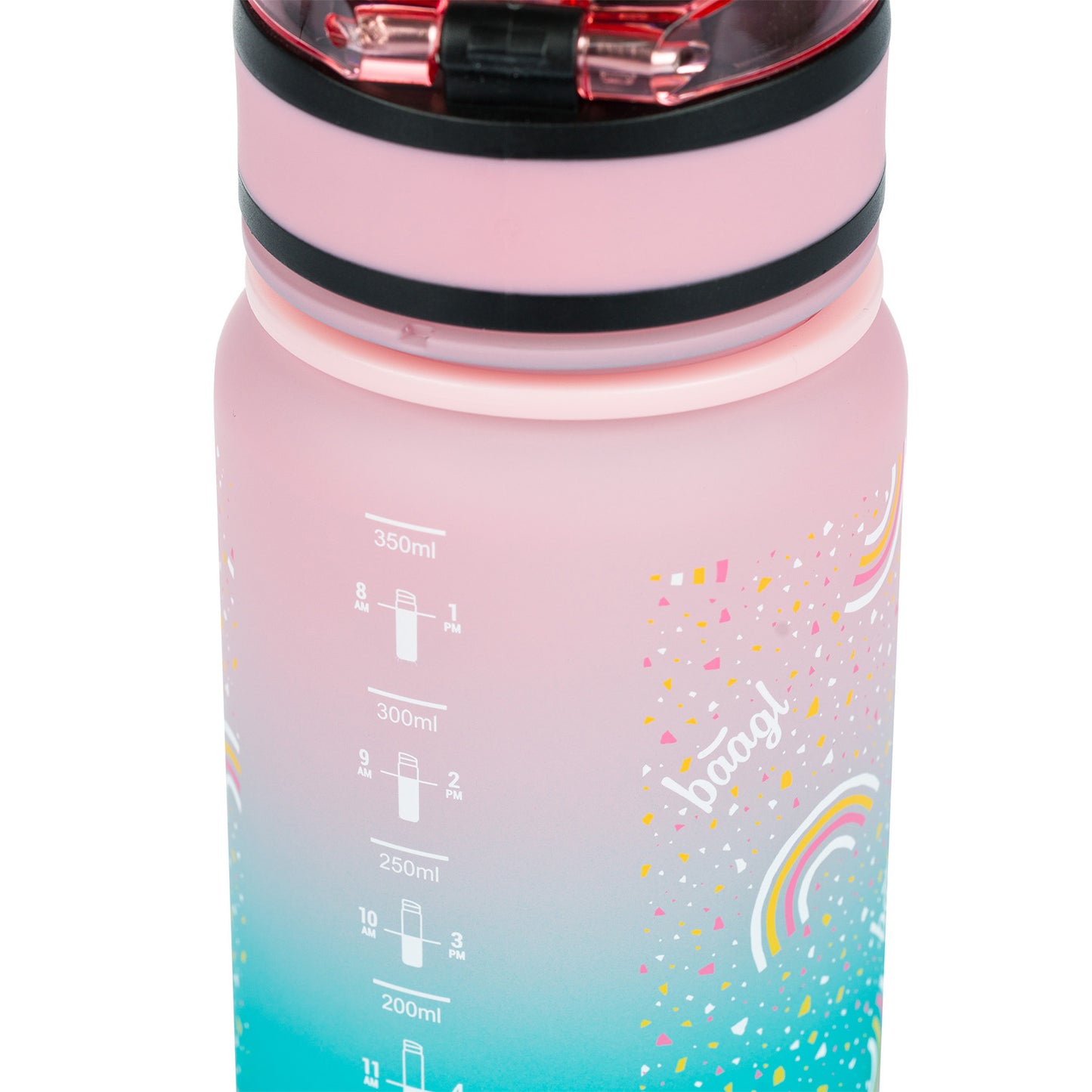 Butelka z tritanu Gradient Tęcza, 350 ml