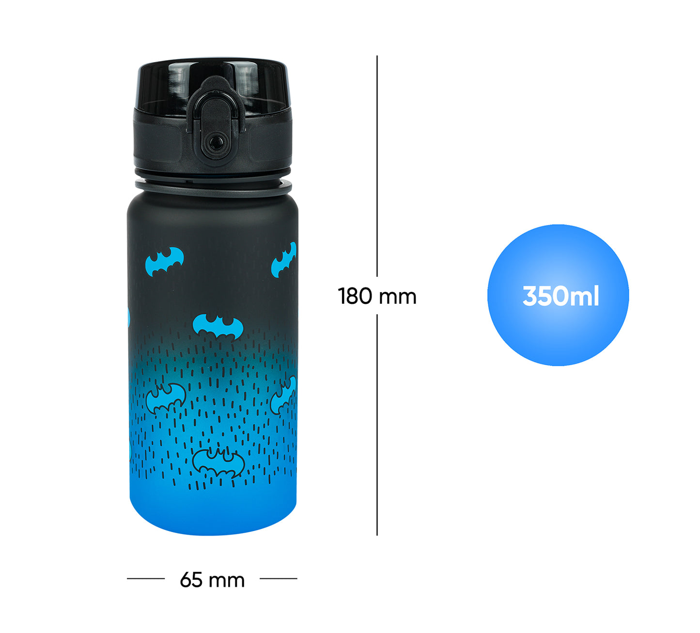 Butelka z tritanu Gradient Batman Blue, 350 ml