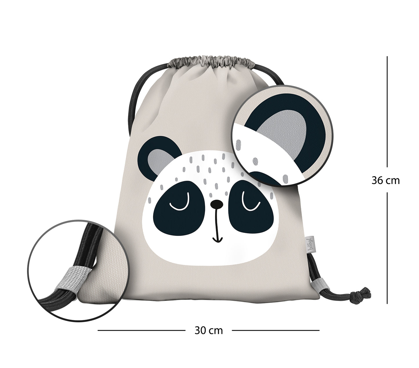 Worek do przedszkola Panda