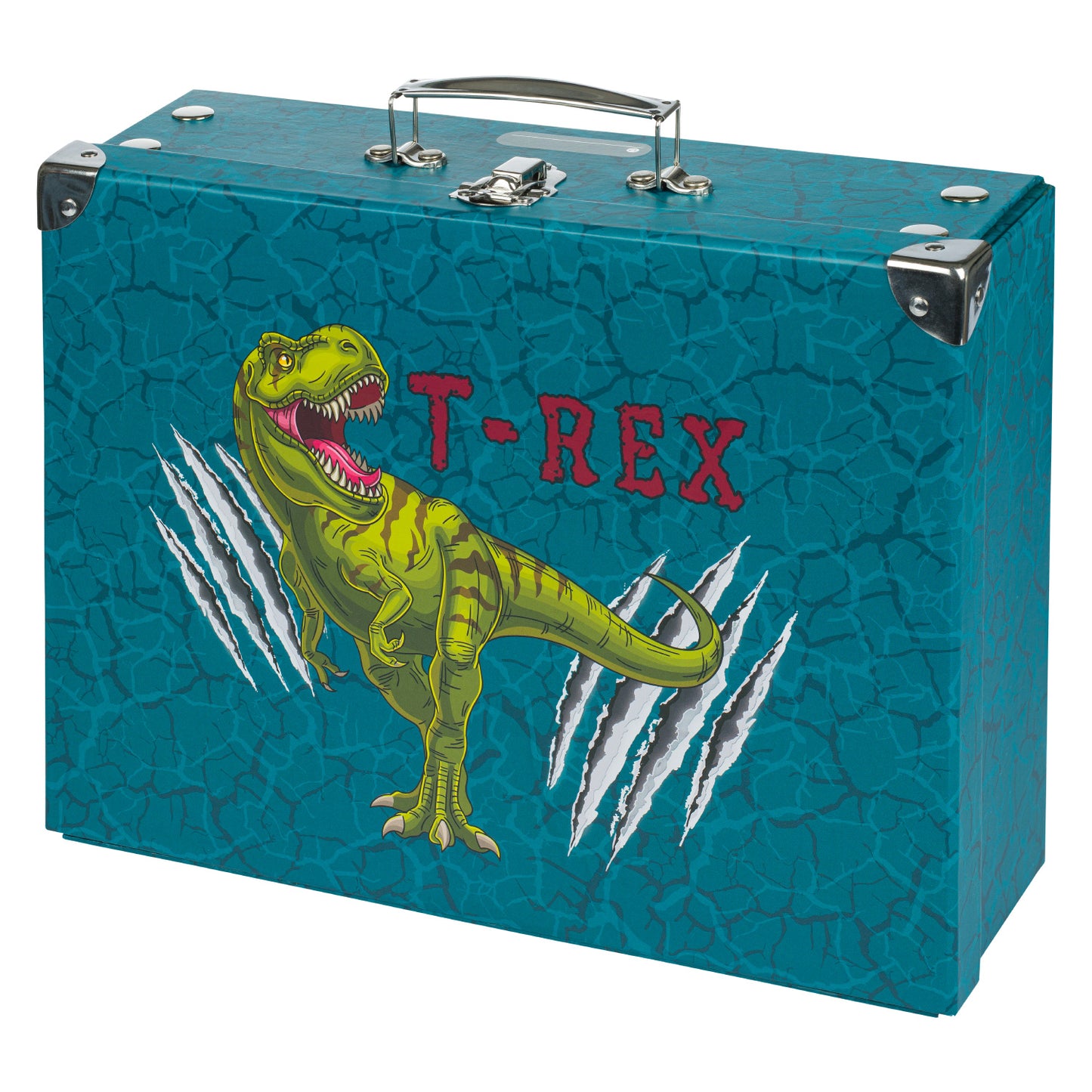 Składana teczka szkolna z uchwytem T-REX
