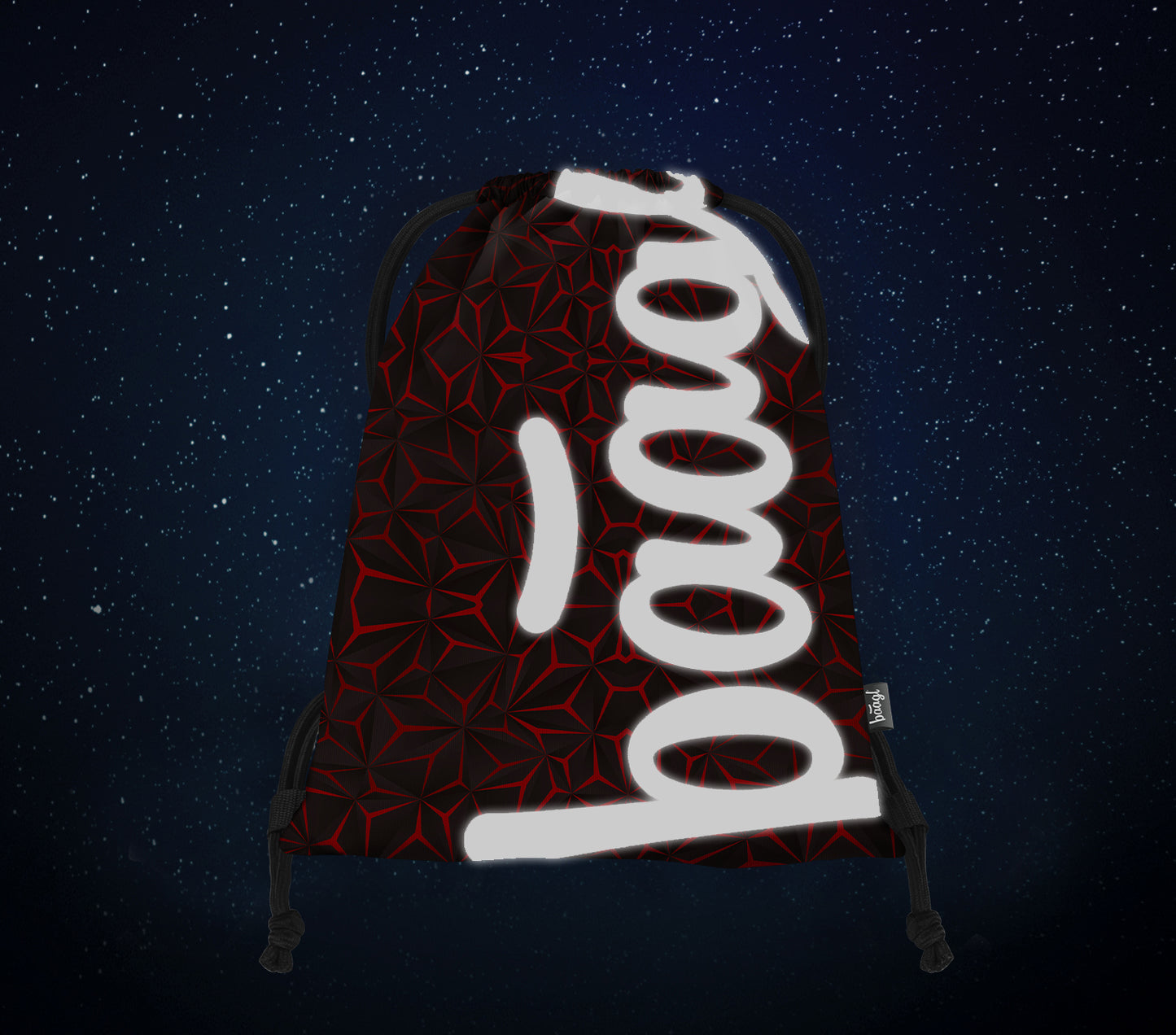 Worek Red Polygon