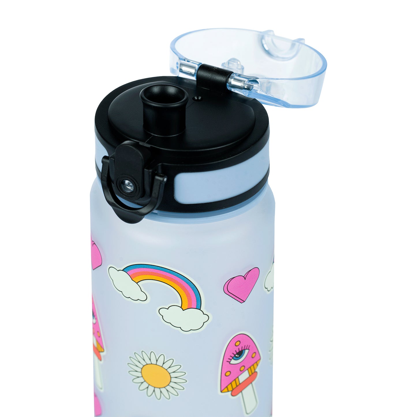 Butelka z tritanu Tęcza czerwony, 500 ml