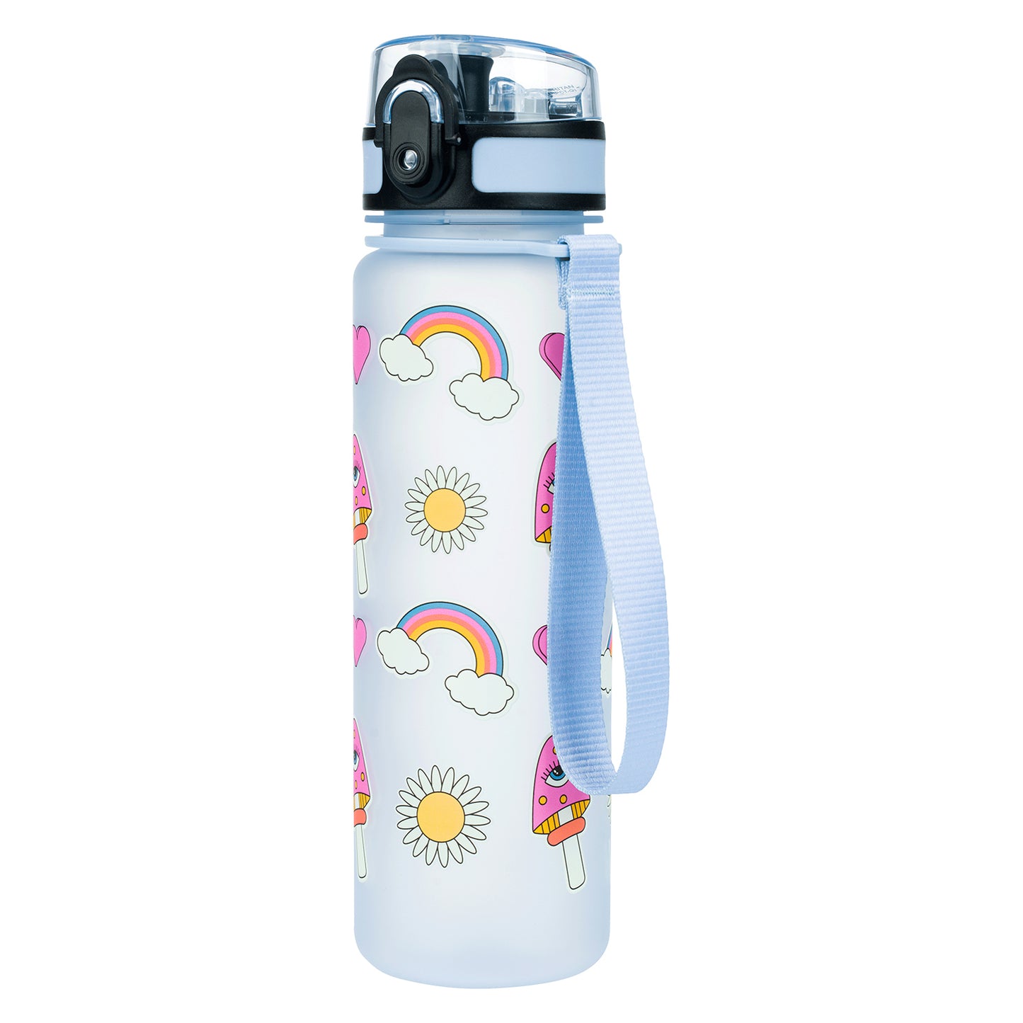 Butelka z tritanu Tęcza czerwony, 500 ml