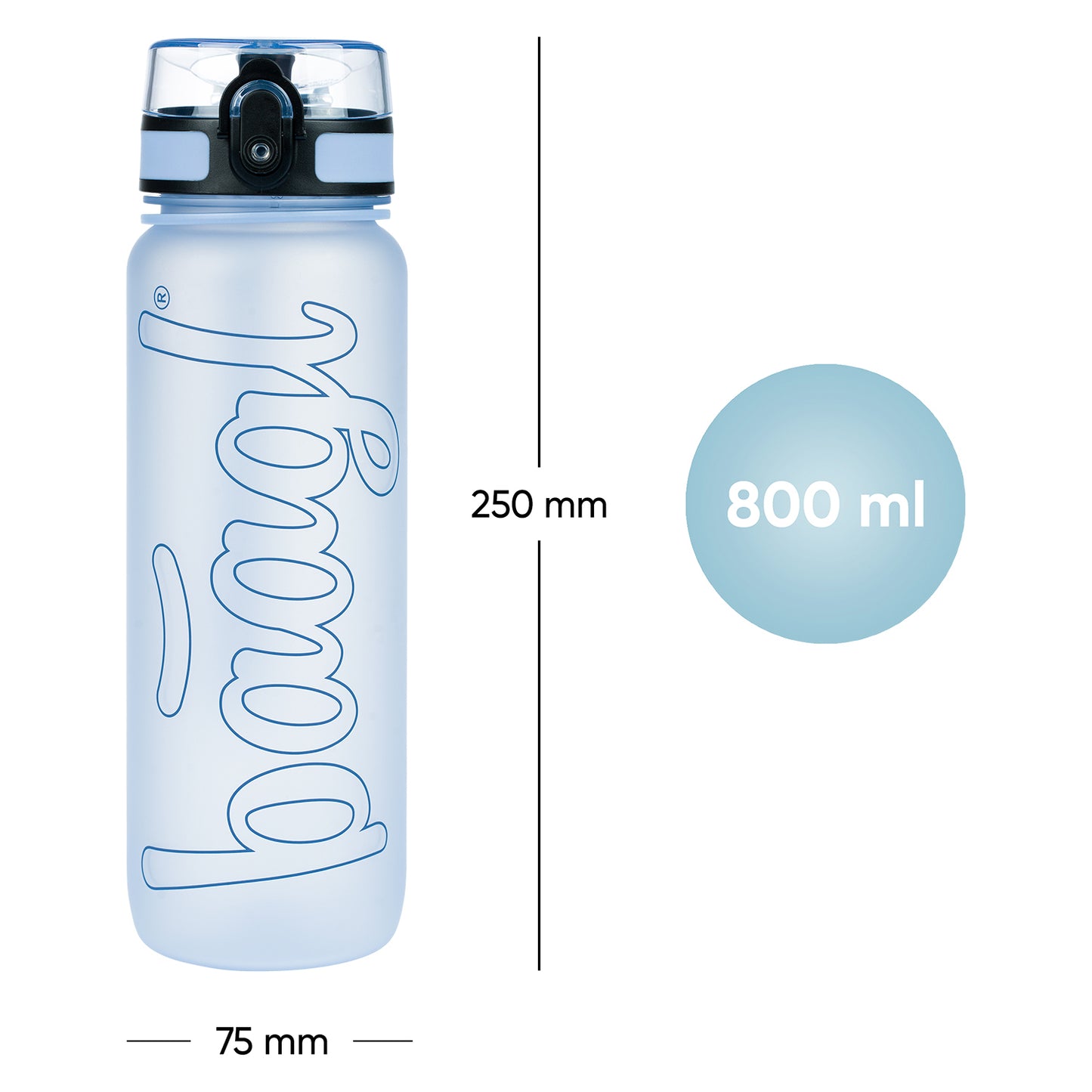 Butelka z tritanu Dust Blue, 800 ml