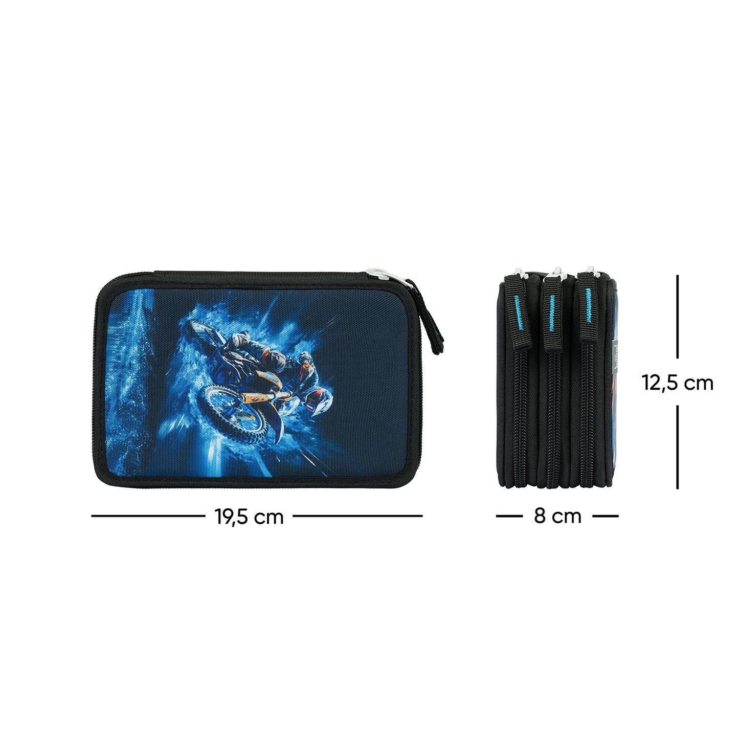 Piórnik trzykomorowy Motocykl