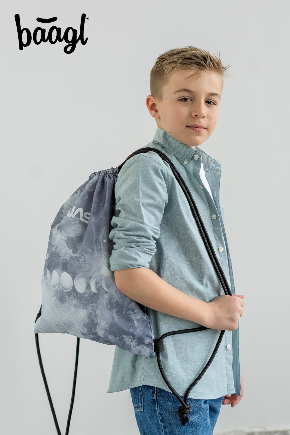 Zestaw szkolny Skate NASA Grey