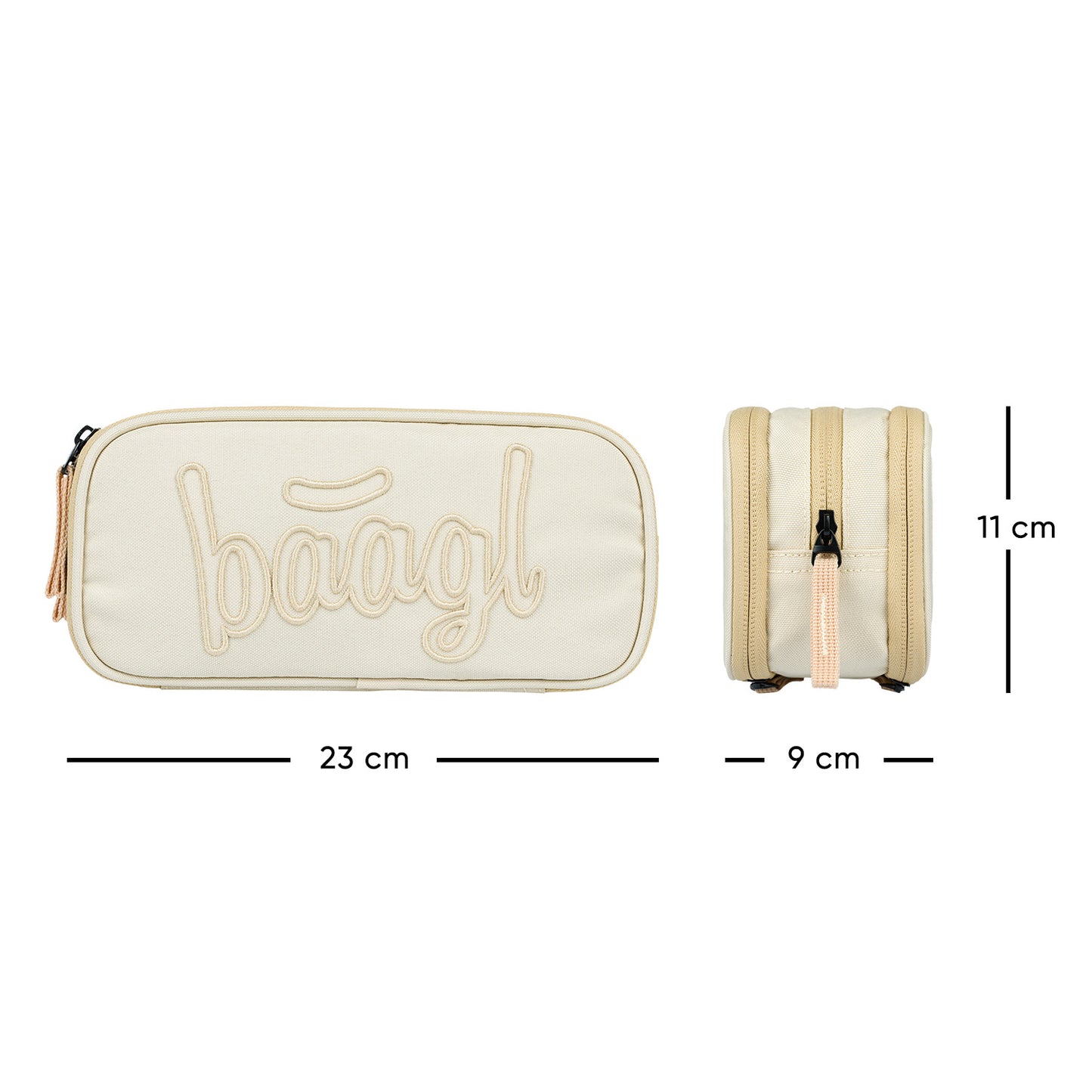 Piórnik dla uczniów Beige