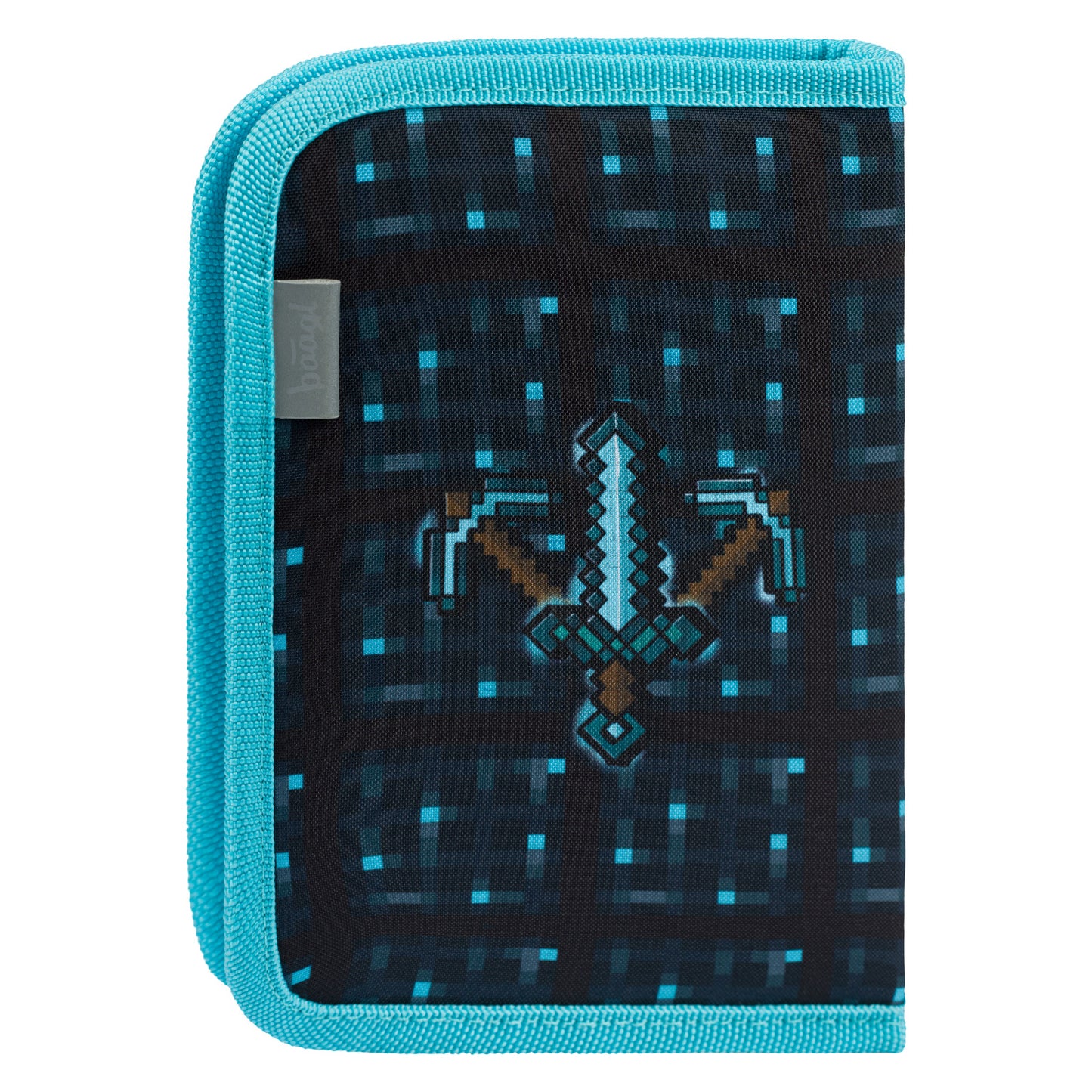 Piórnik jednokomorowy Minecraft Blue Axe
