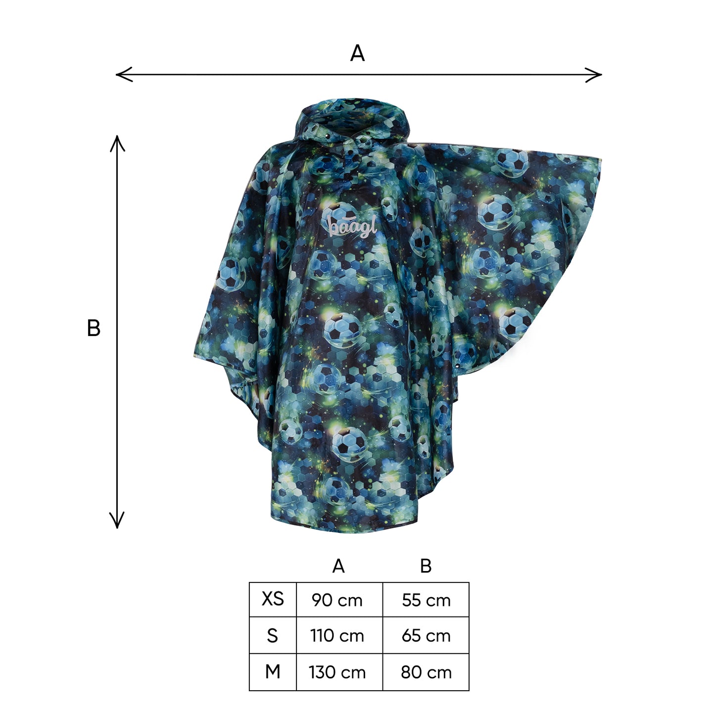 Outdoor Płaszcz przeciwdeszczowy Piłka r. M (130 -150 cm)
