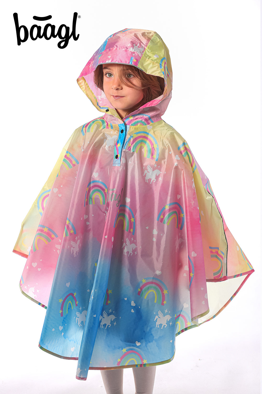 Outdoor Płaszcz przeciwdeszczowy Rainbow Unicorn r. S (110 -130 cm)