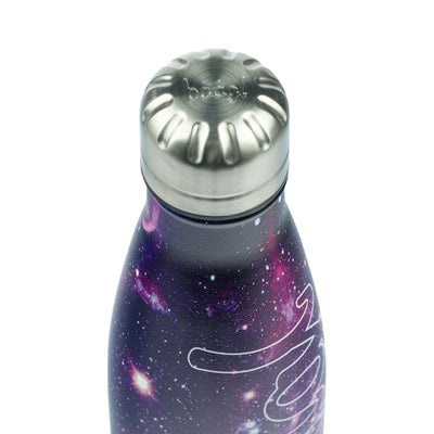 Termobutelka z metalowym wieczkiem Galaxy, 500 ml