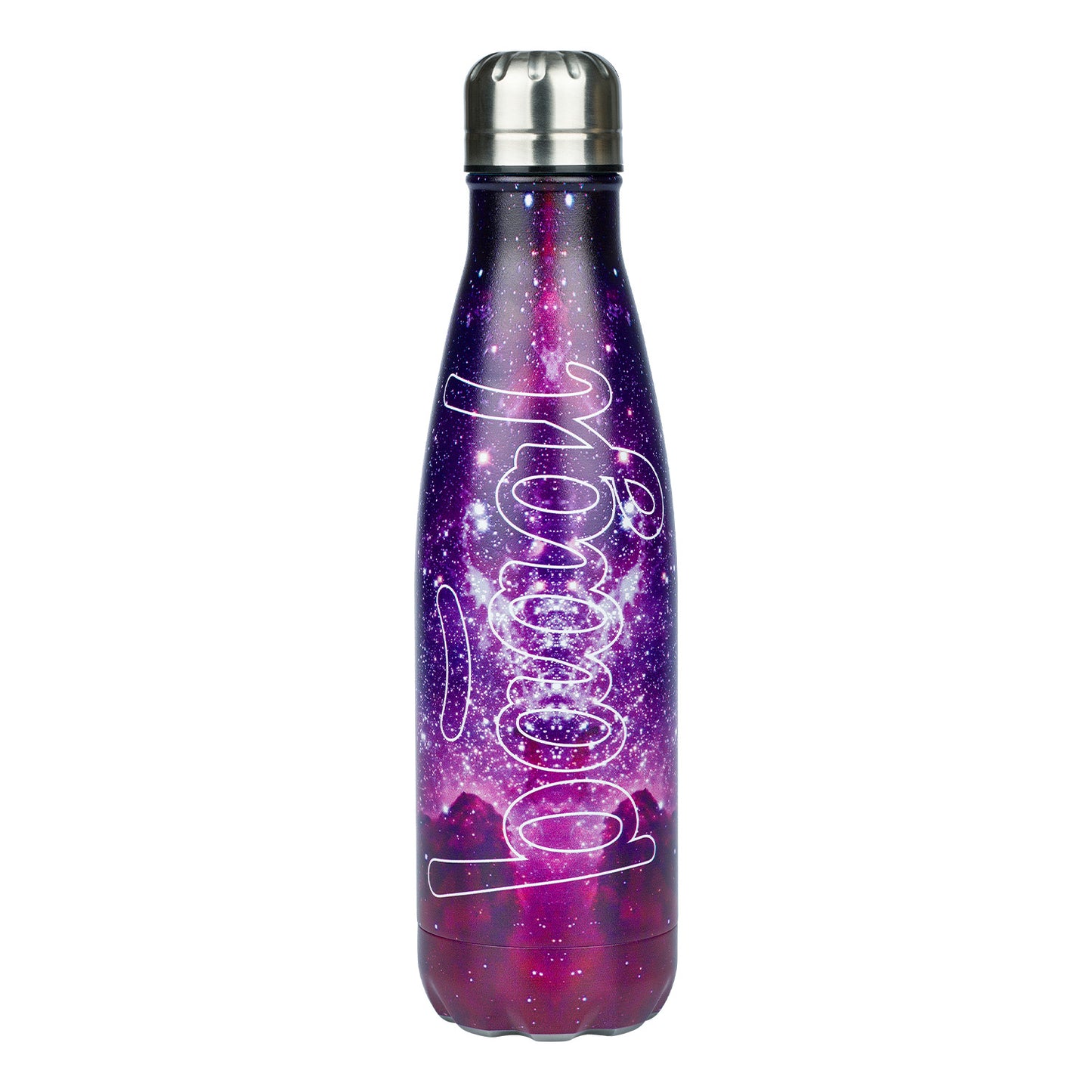 Termobutelka z metalowym wieczkiem Galaxy, 500 ml