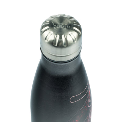 Termobutelka z metalowym wieczkiem Lawa, 500 ml