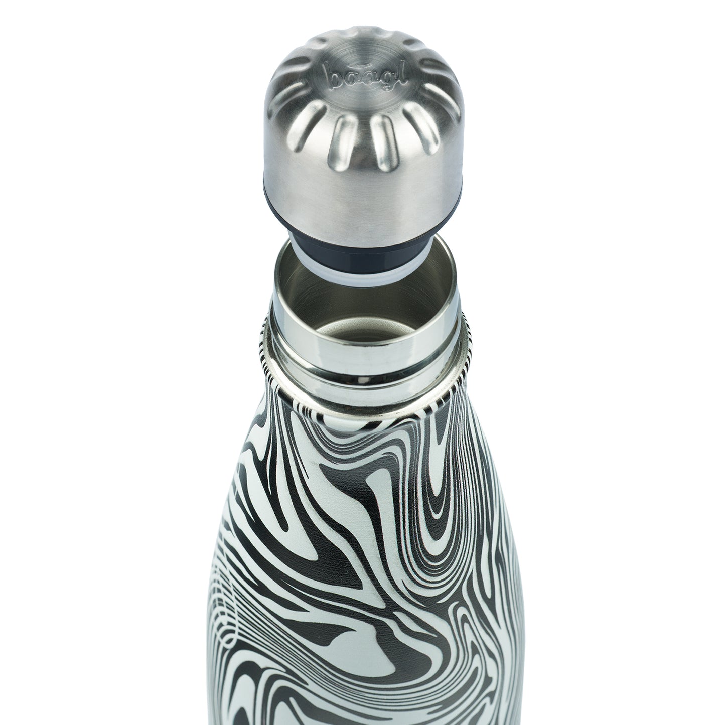 Termobutelka z metalowym wieczkiem Mixture, 500 ml