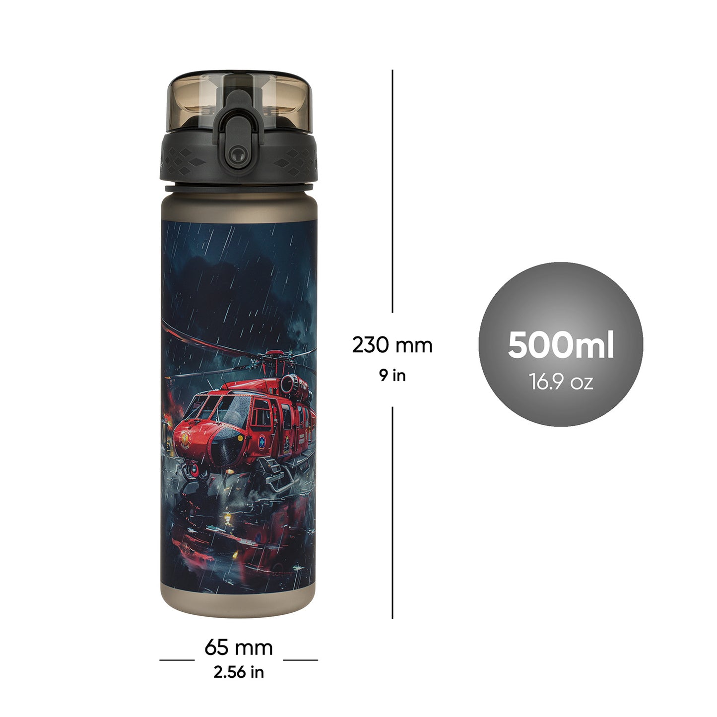 Butelka z tritanu Ratownicy, 500 ml