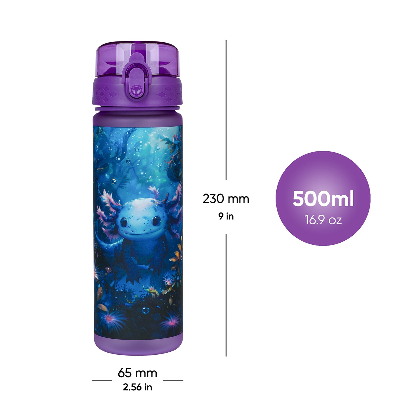 Butelka z tritanu Ambystoma meksykańska, 500 ml