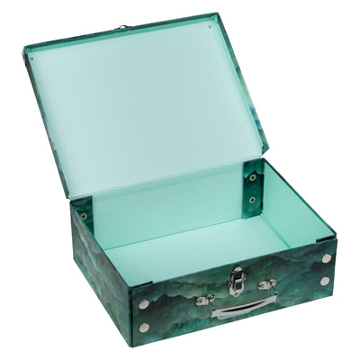 Składana teczka szkolna z uchwytem Dino