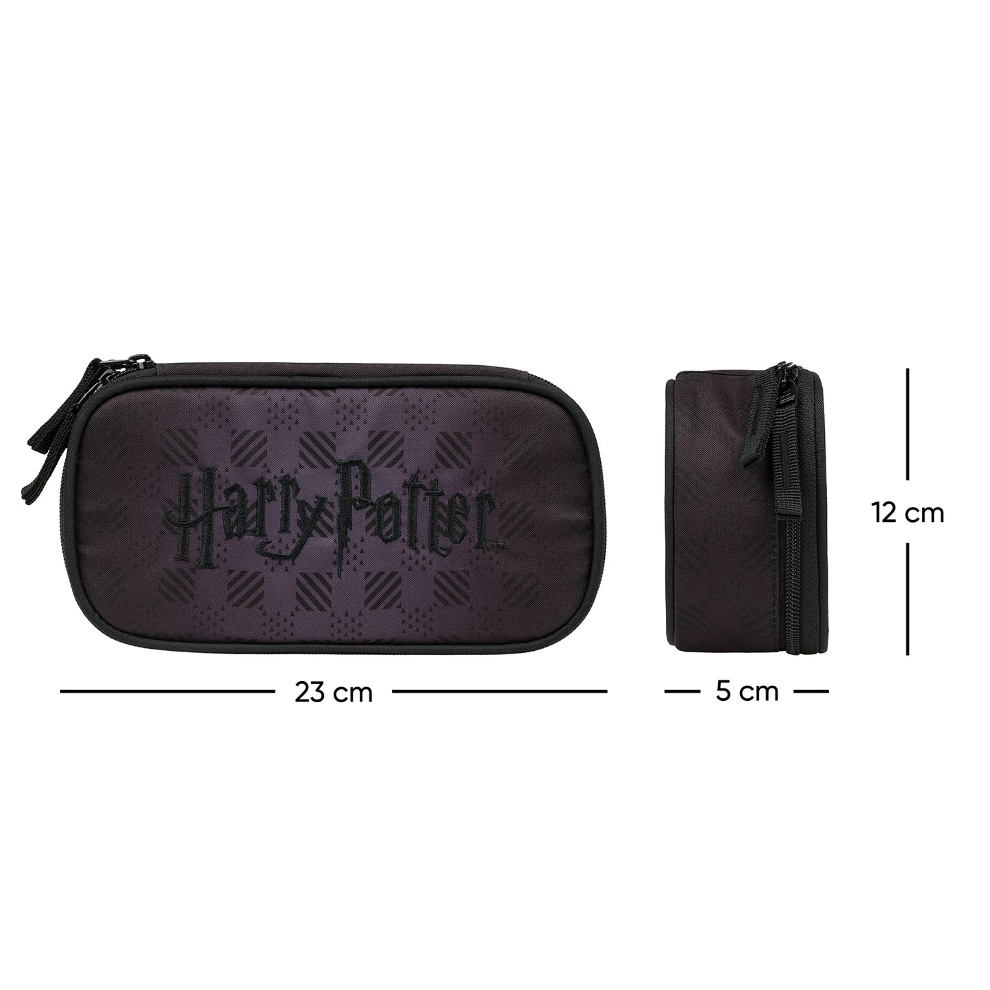 Piórnik szkolny Harry Potter Hogwart Czarny
