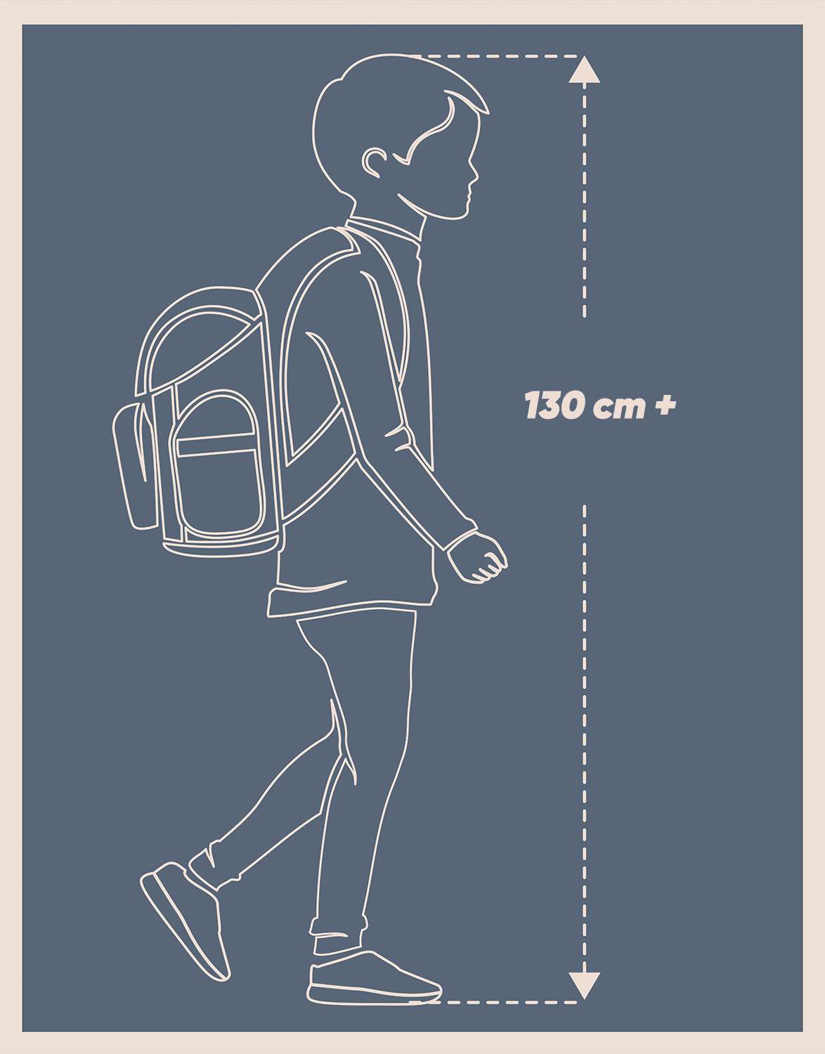 Plecak szkolny Skate Indigo