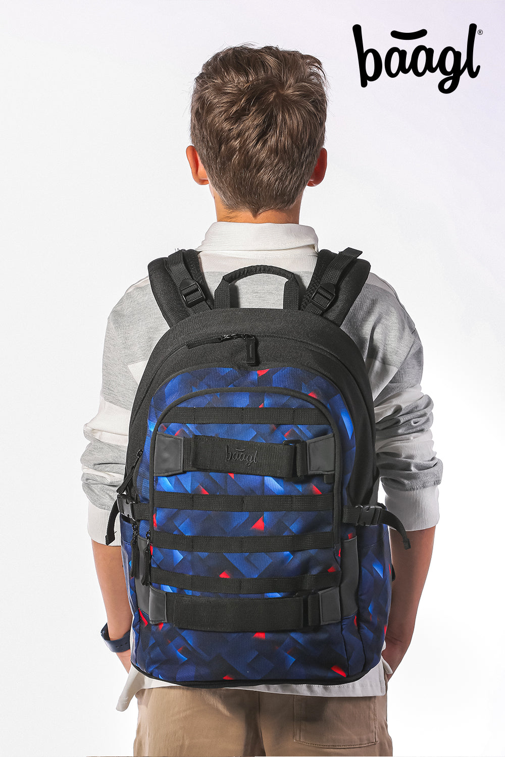 Plecak szkolny Skate Indigo