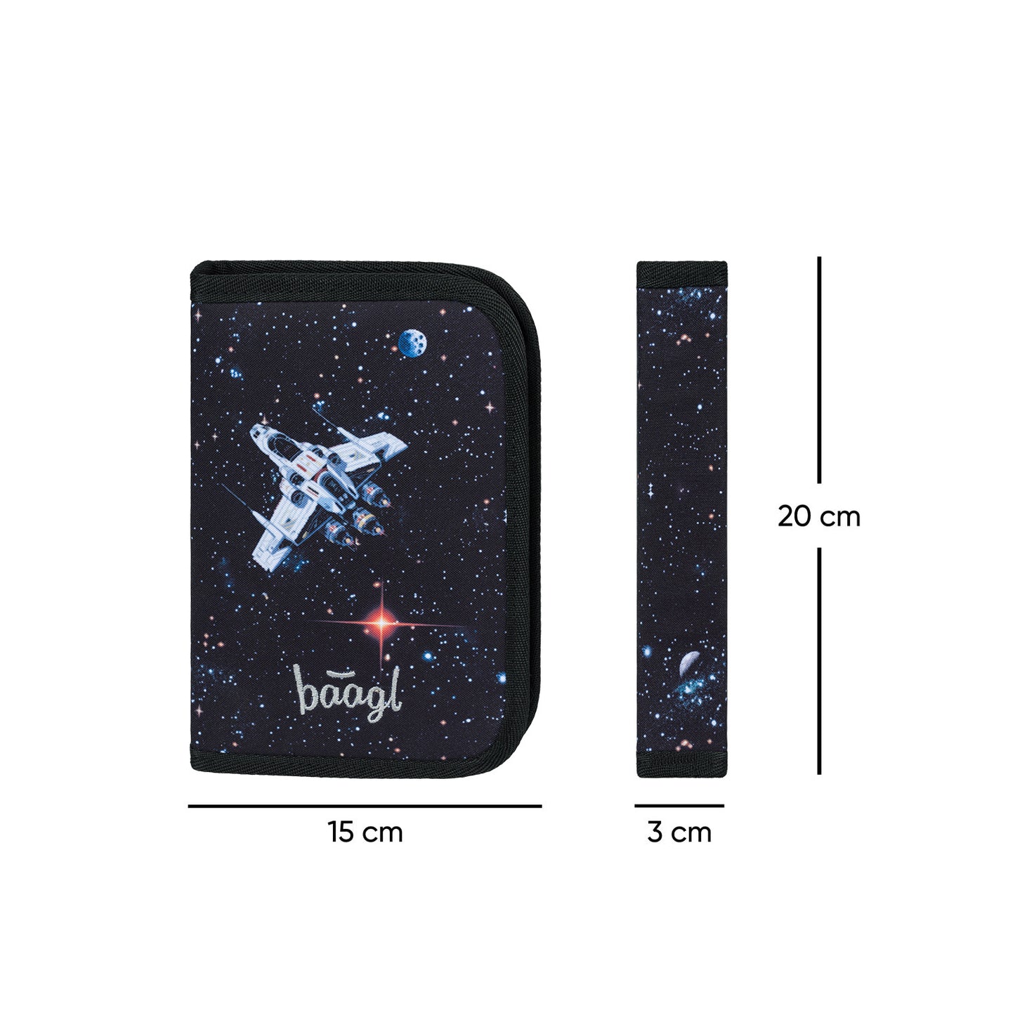 Piórnik jednokomorowy Pixel Space