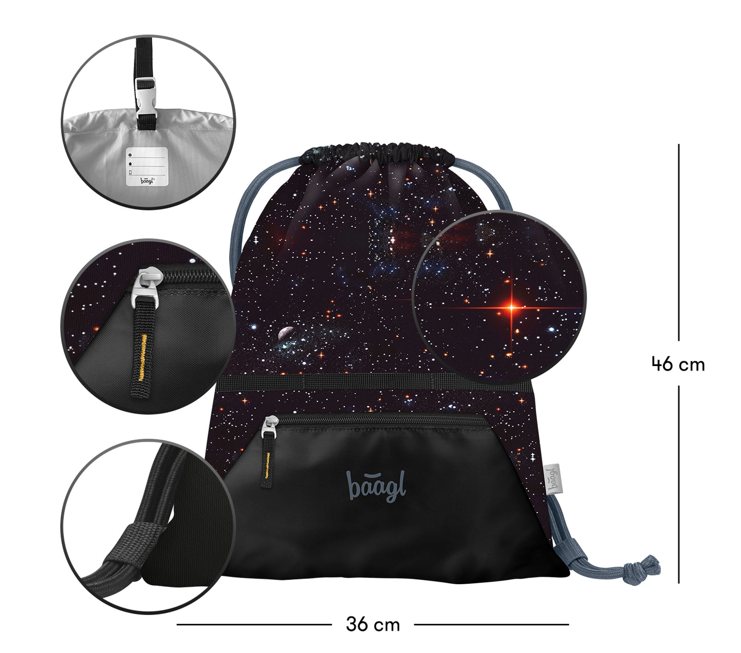 Zestaw szkolny Zippy Plus Pixel Space