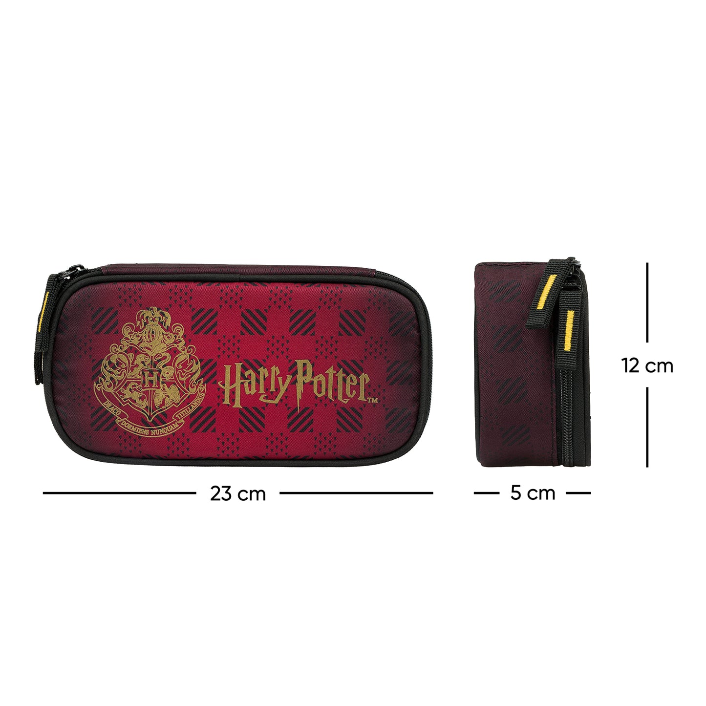 Piórnik szkolny Harry Potter Hogwart Bordowy