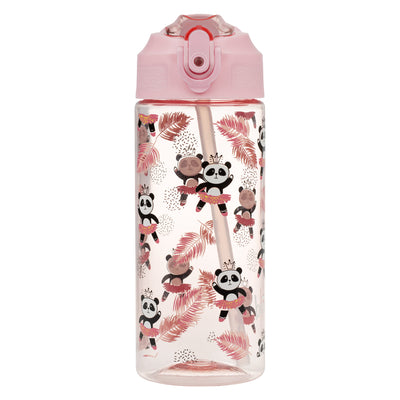 Butelka Tritanowa Ze Słomką Panda, 500 ml