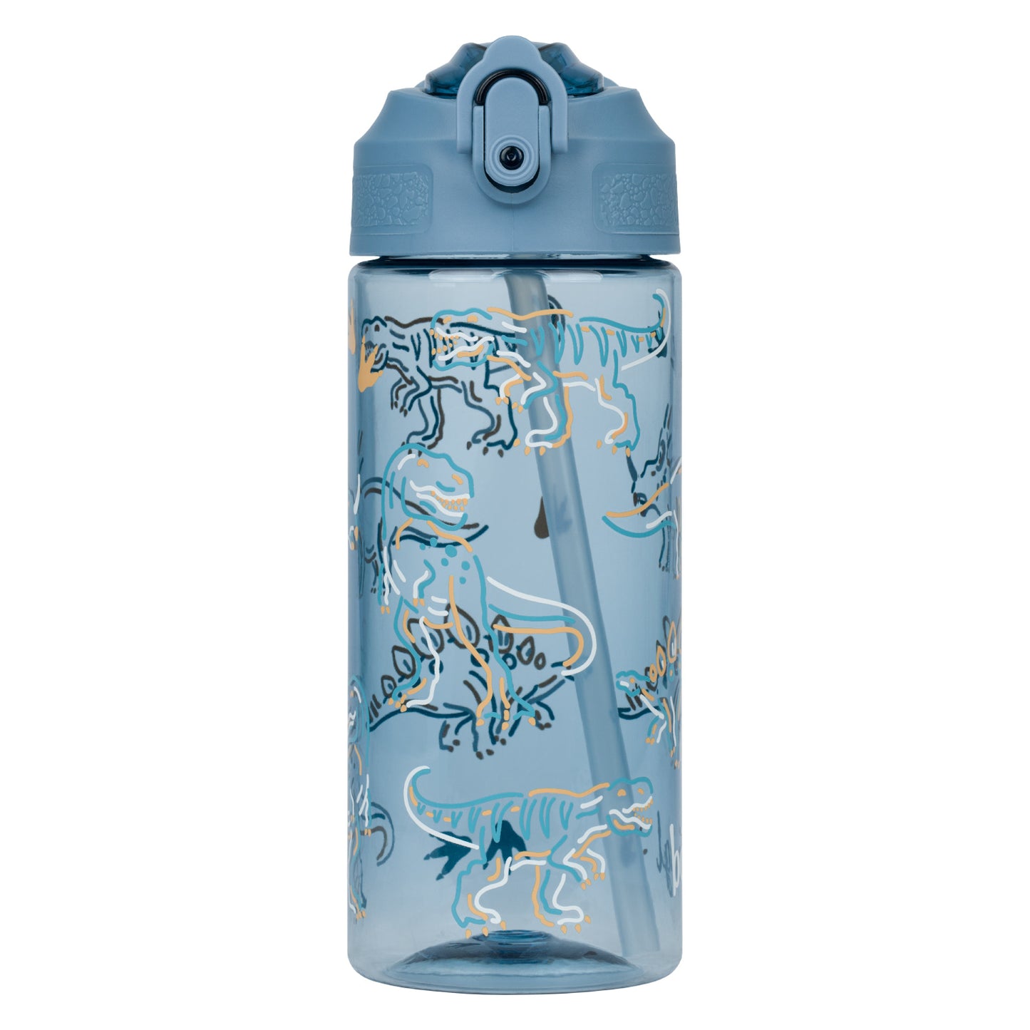 Butelka Tritanowa Ze Słomką Dino, 500 ml