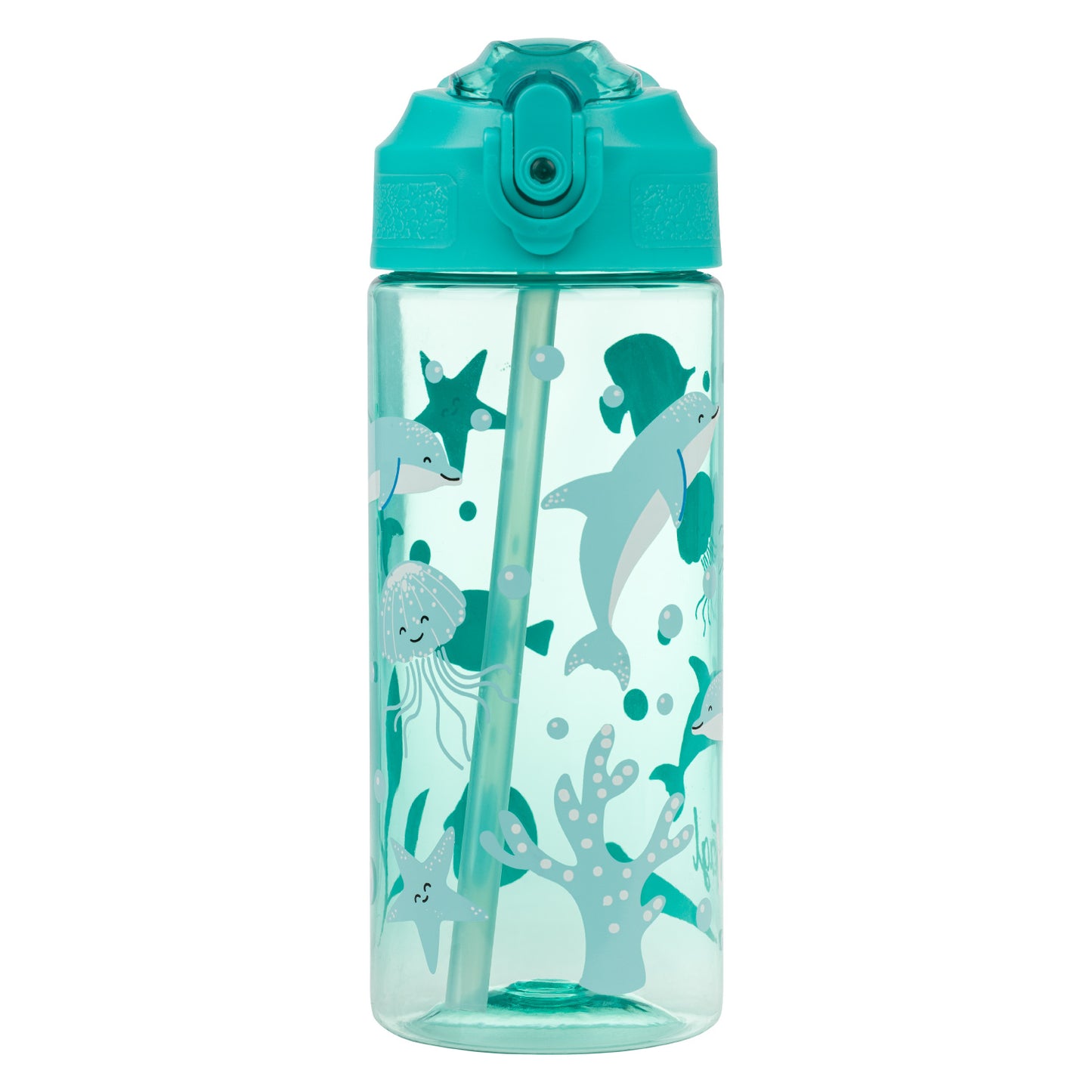 Butelka Tritanowa Ze Słomką Delfin, 500 ml