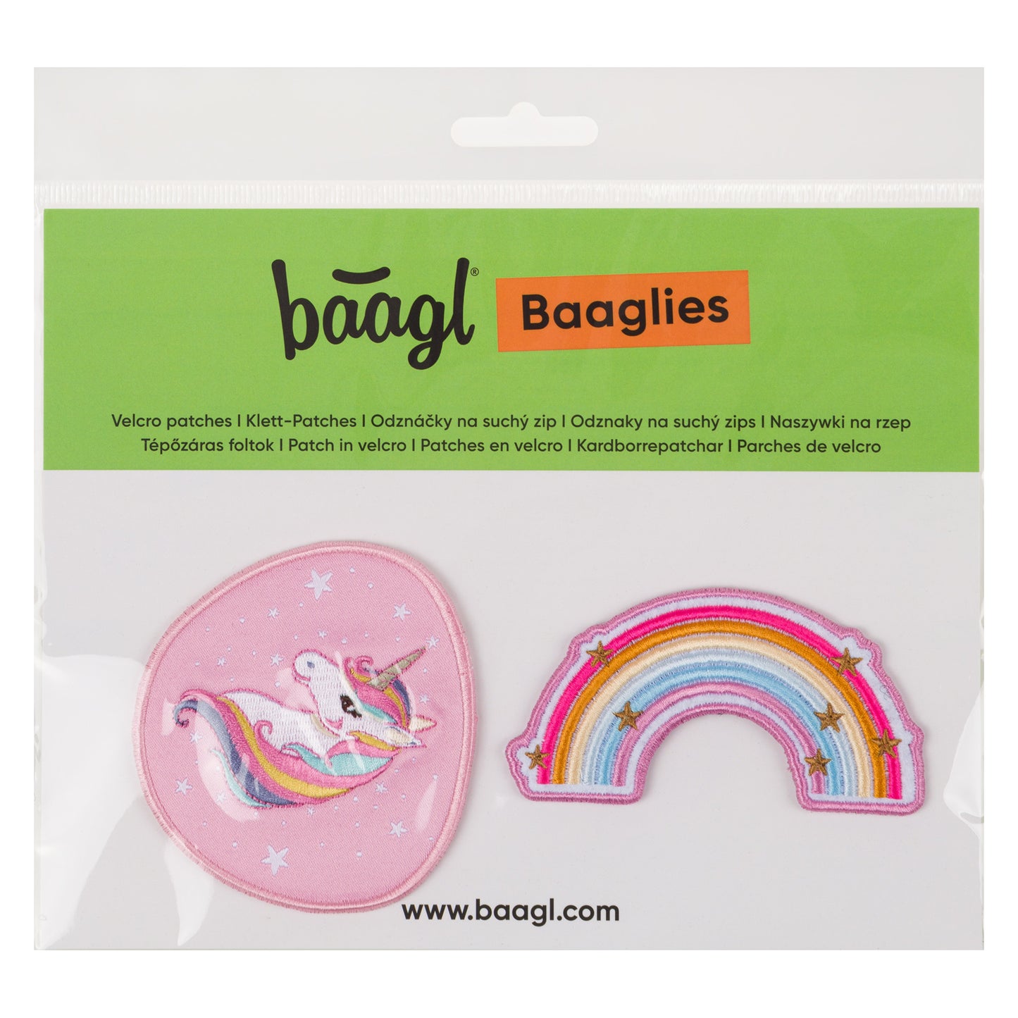 Baaglies 2 sztuki Rainbow Unicorn