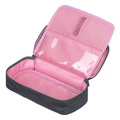 Piórnik szkolny Logo różowe