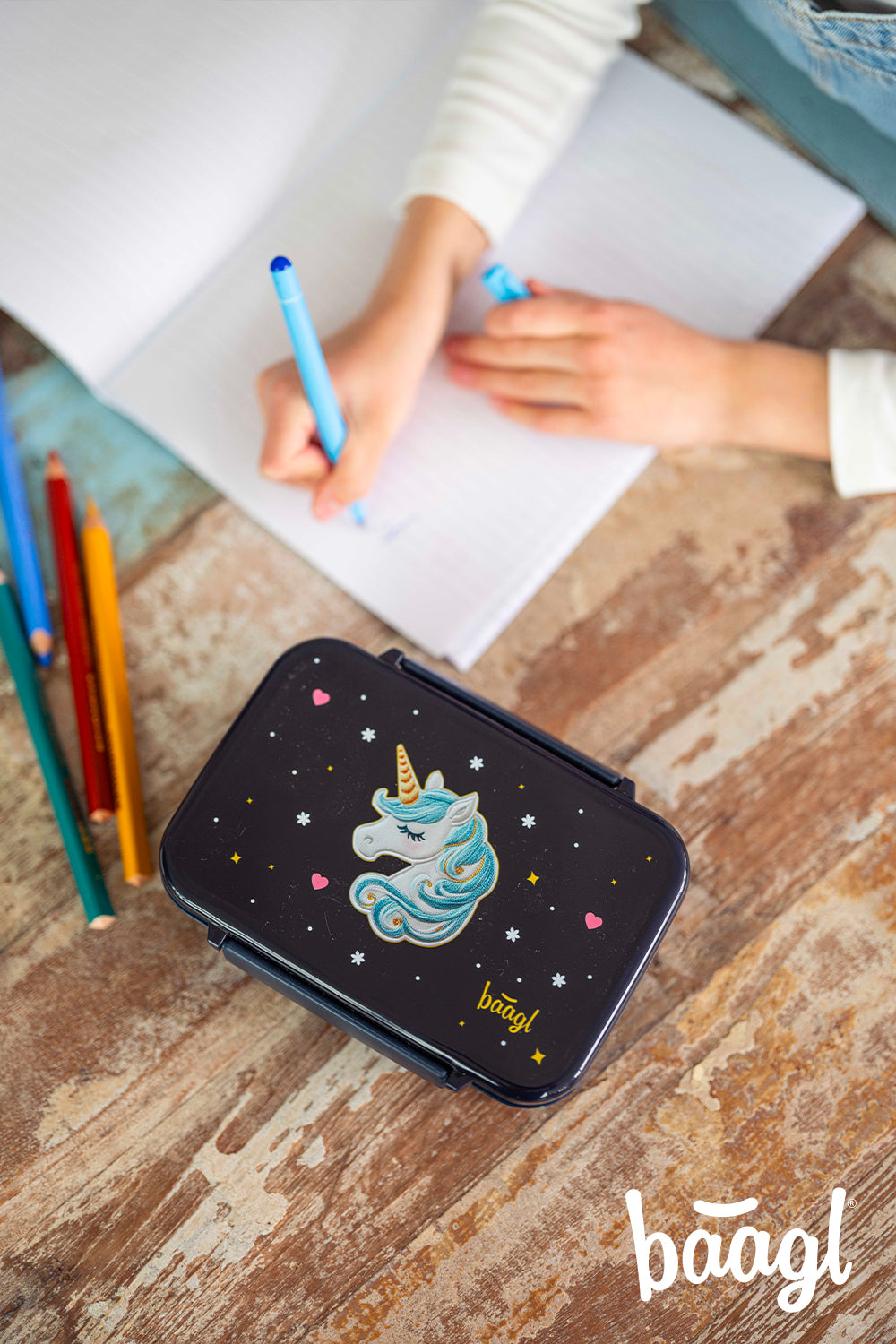 Śniadaniówka z przegródkami Unicorn Gold
