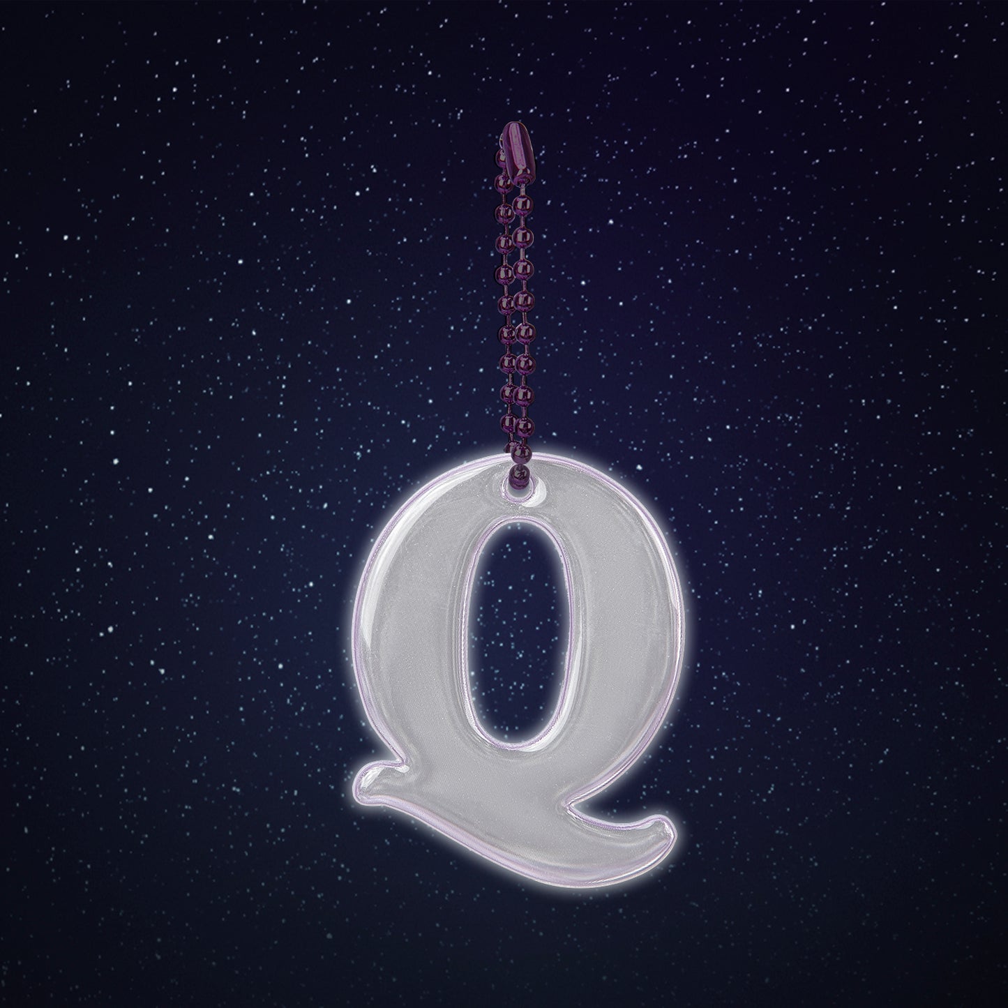 Odblaskowy brelok – litera Q