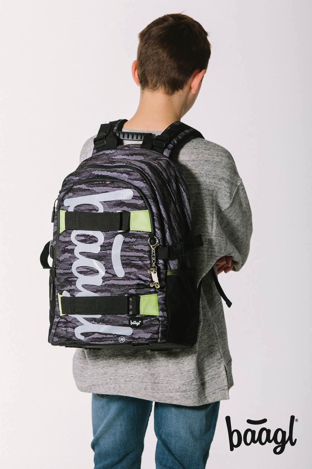 Plecak szkolny Skate Grey