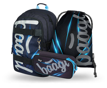 Zestaw szkolny Skate Bluelight