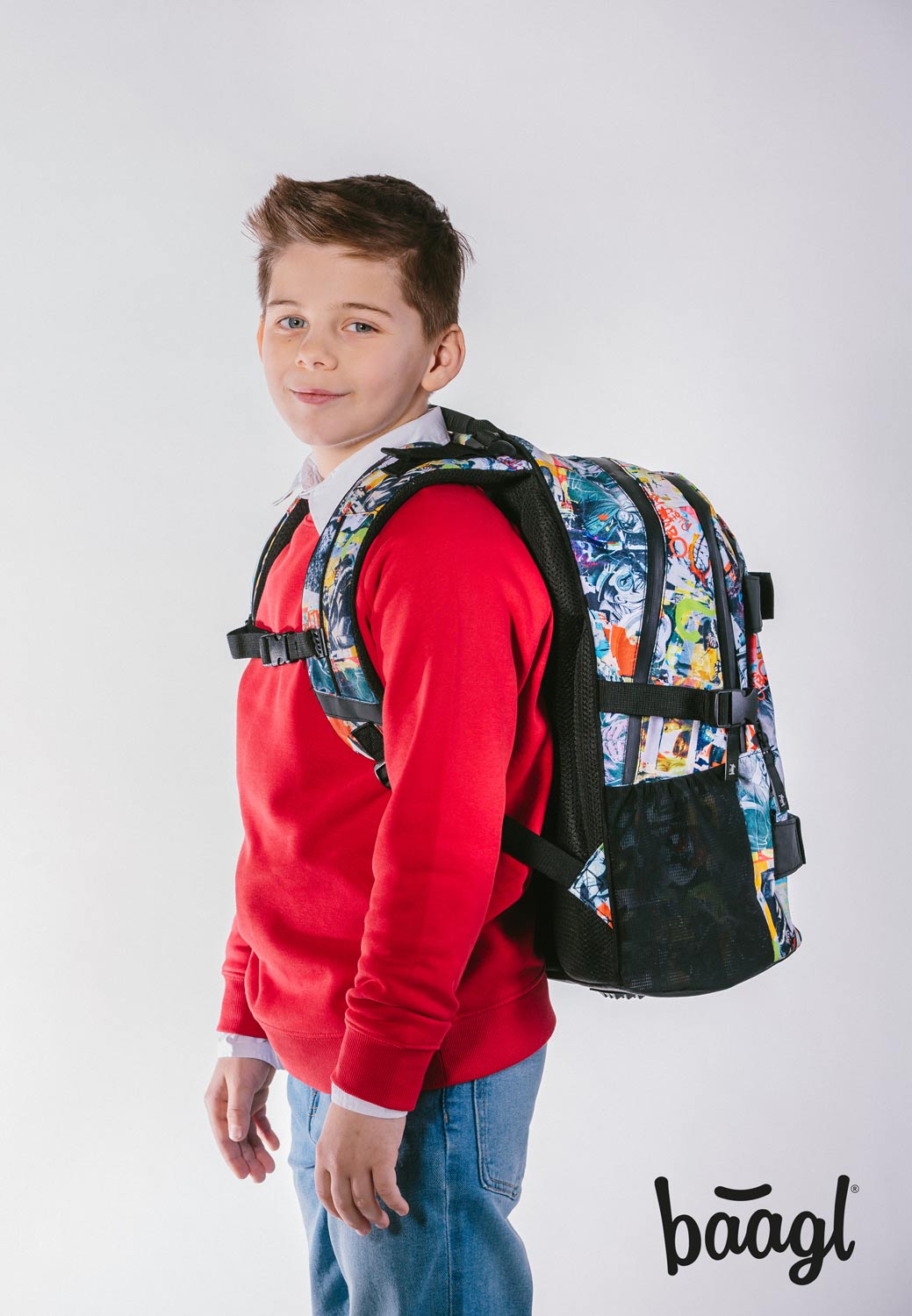 Plecak szkolny Skate Batman Comics