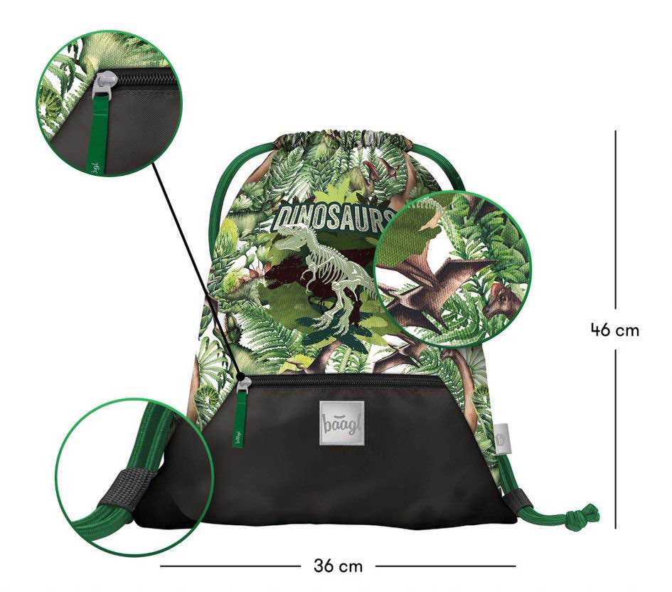 Zestaw szkolny Shelly Dinosaurs