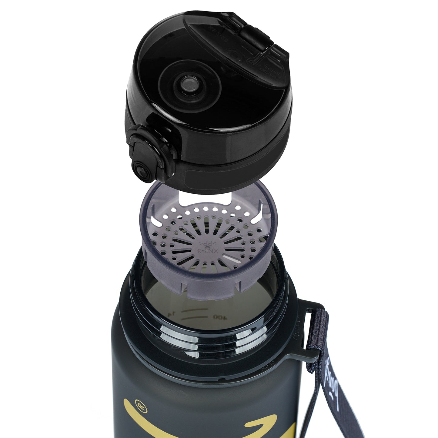 Butelka z tritanu Logo Gold, 500 ml