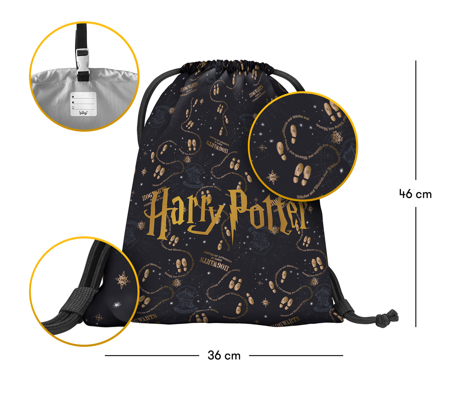 Worek Harry Potter Mapa Huncwotów
