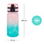 Butelka z tritanu Gradient Tęcza, 350 ml