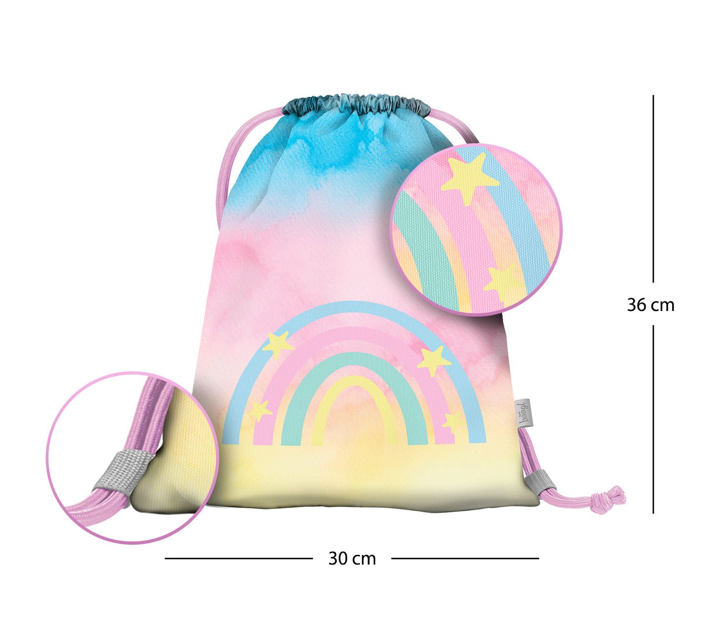 Worek do przedszkola Rainbow