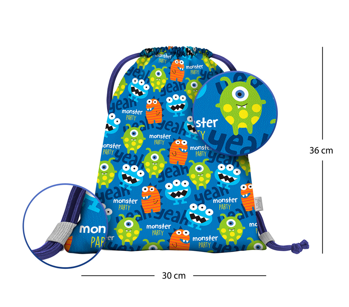 Worek do przedszkola Monsters