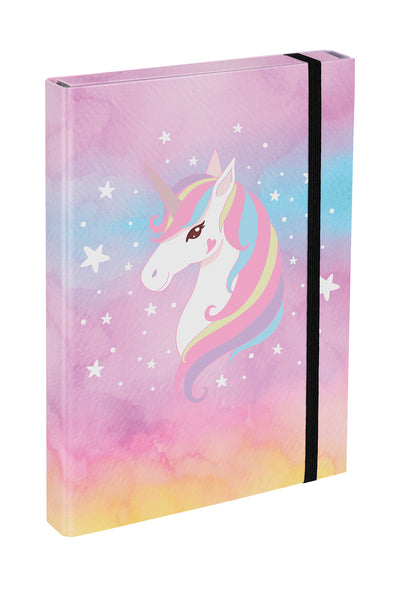 Teczka szkolna A4 Rainbow Unicorn